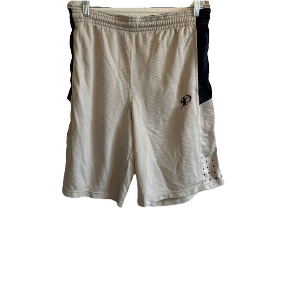 Basketball Shorts Men's Med-Large Shiny Blue Gray 90s Vintage Y2K Protege Shiny - Picture 13 of 14